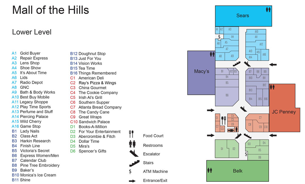 mall map